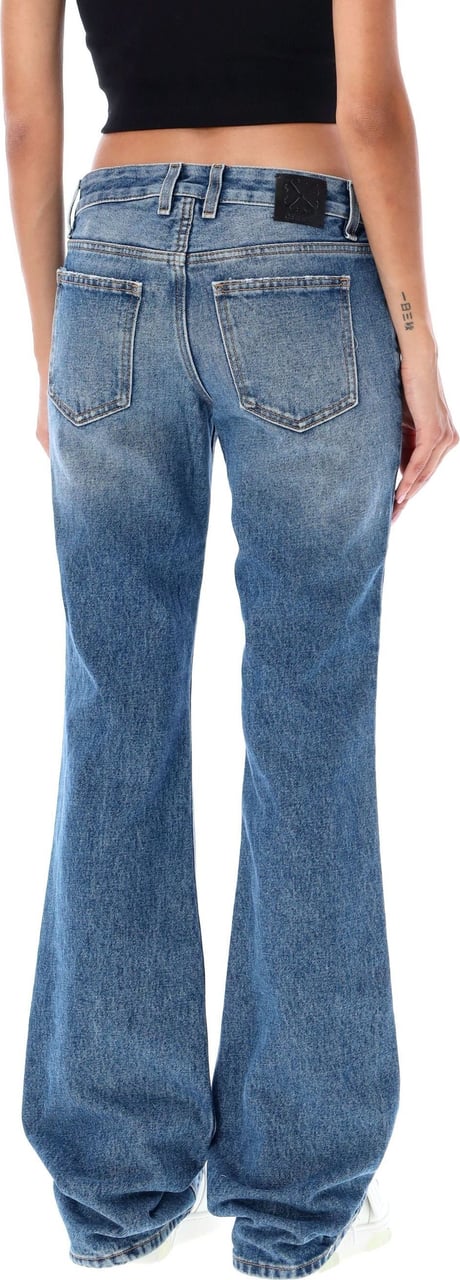 OFF-WHITE Slim flared jeans Blauw