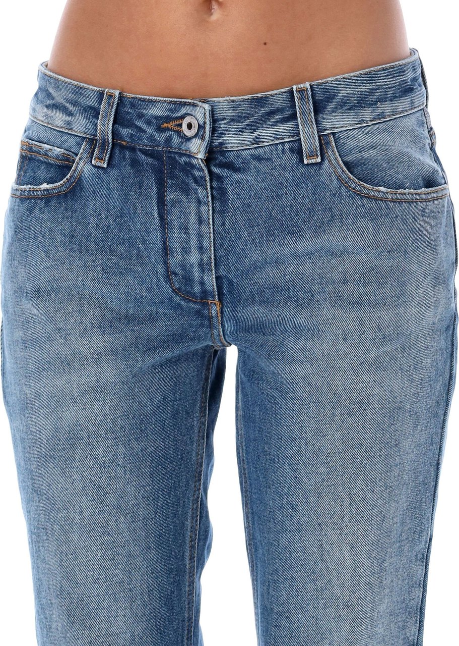 OFF-WHITE Slim flared jeans Blauw