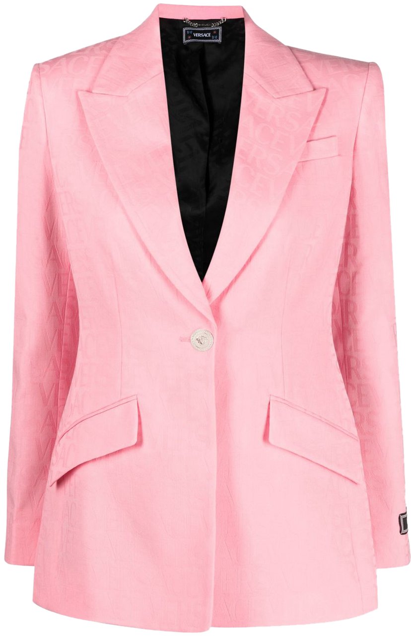 Versace All-Over Logo Informal Jacket Roze