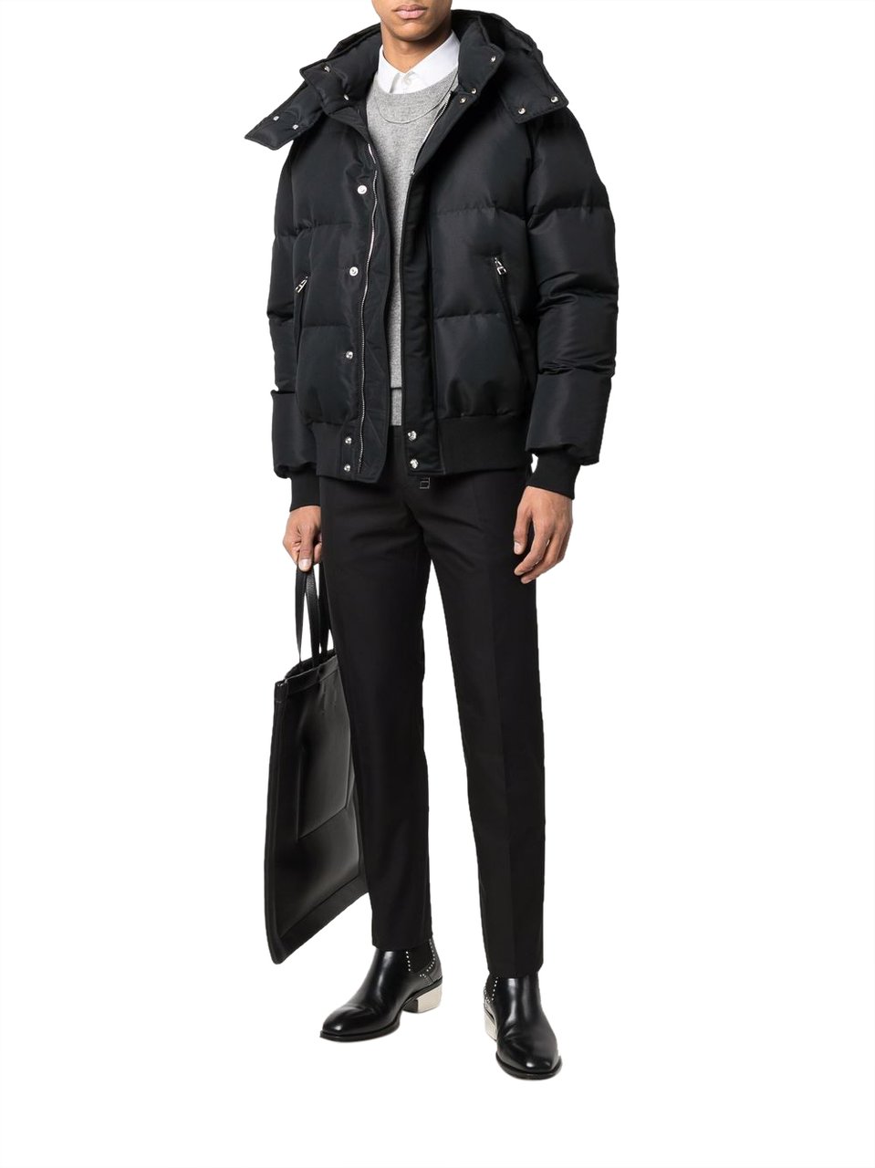 Alexander McQueen Coats Black Zwart