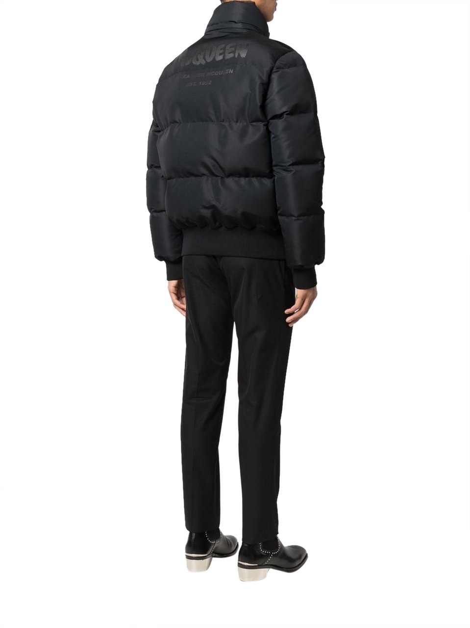 Alexander McQueen Coats Black Zwart
