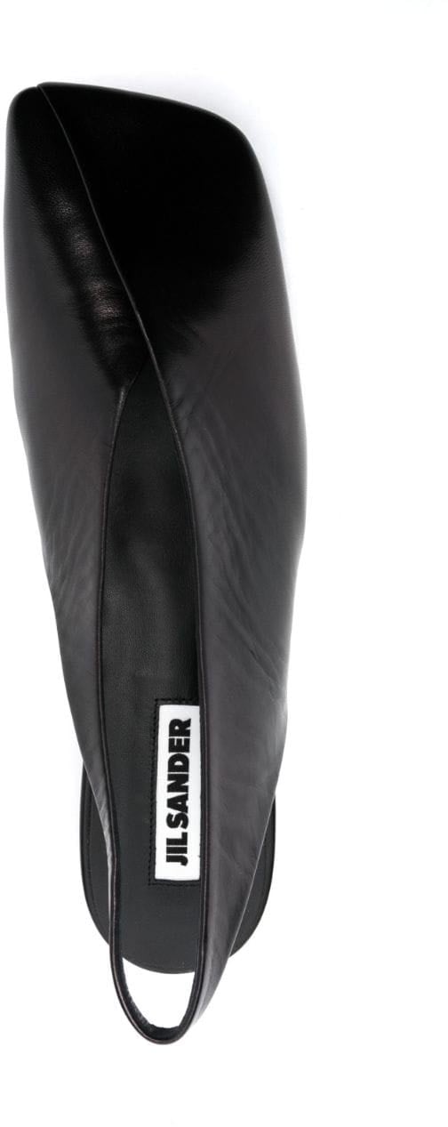 Jil Sander Slingback Zwart