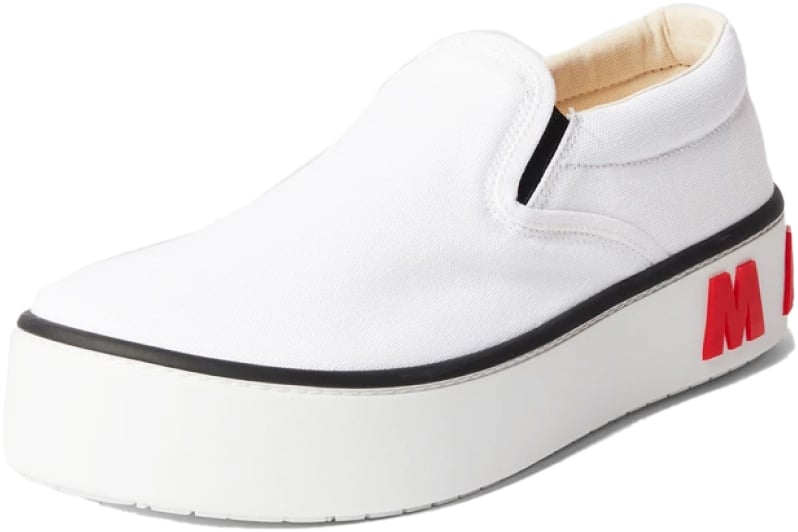 Marni Logo Slip-on Sneakers Wit