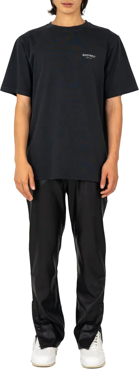 Quotrell Jaipur T-shirt | Black/beige Zwart