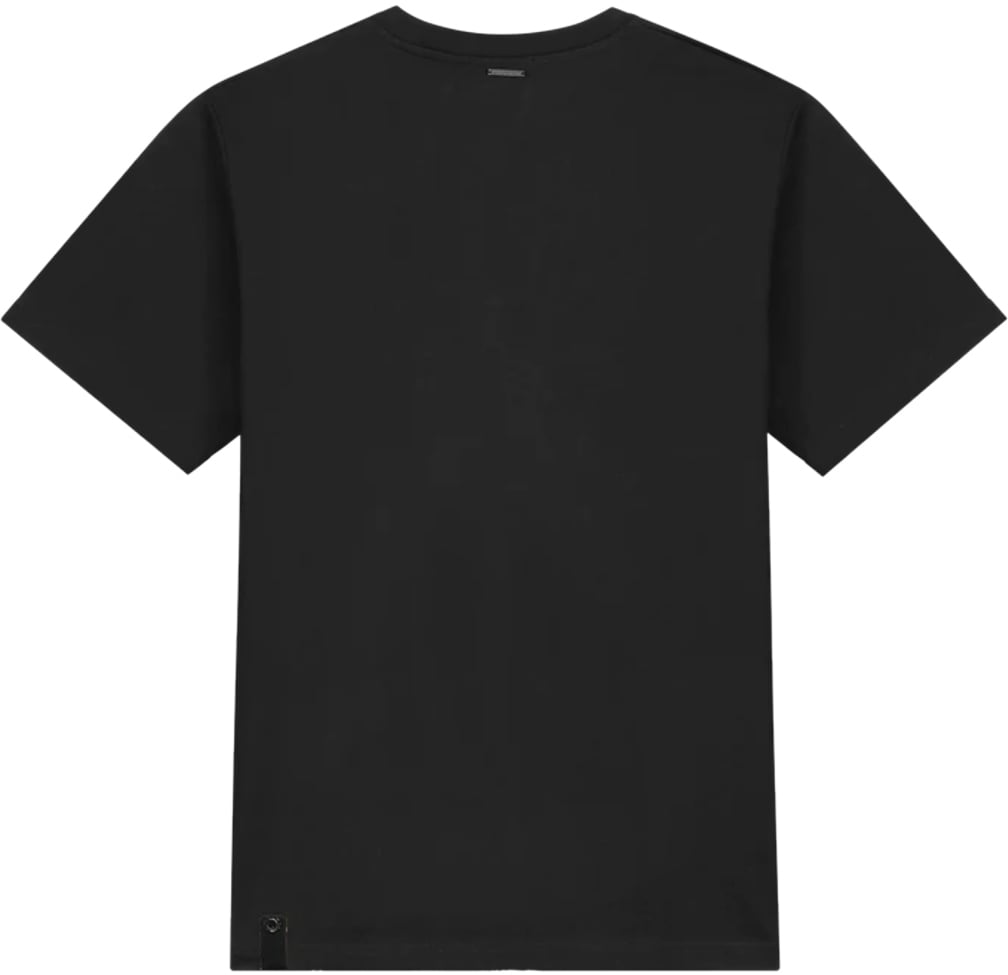 Quotrell L'atelier T-shirt | Black/beige Zwart