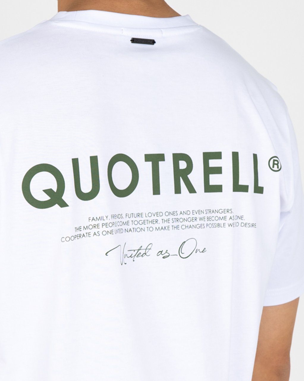 Quotrell Jaipur T-shirt | White/army Wit