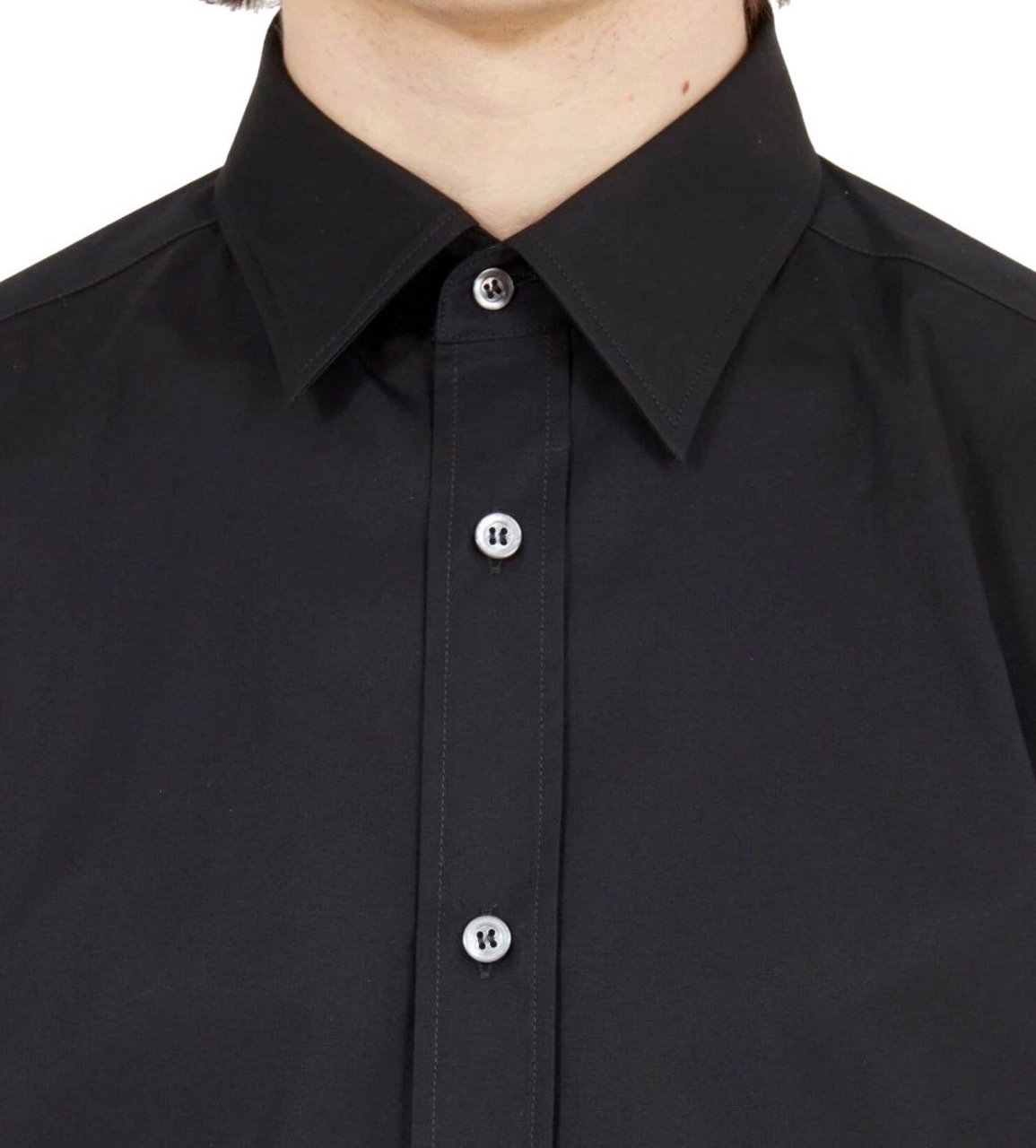 Maison Margiela Short-sleeved Shirt Black Zwart