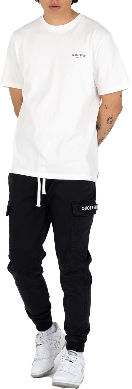 Quotrell Jaipur T-shirt | Off White/brown Wit