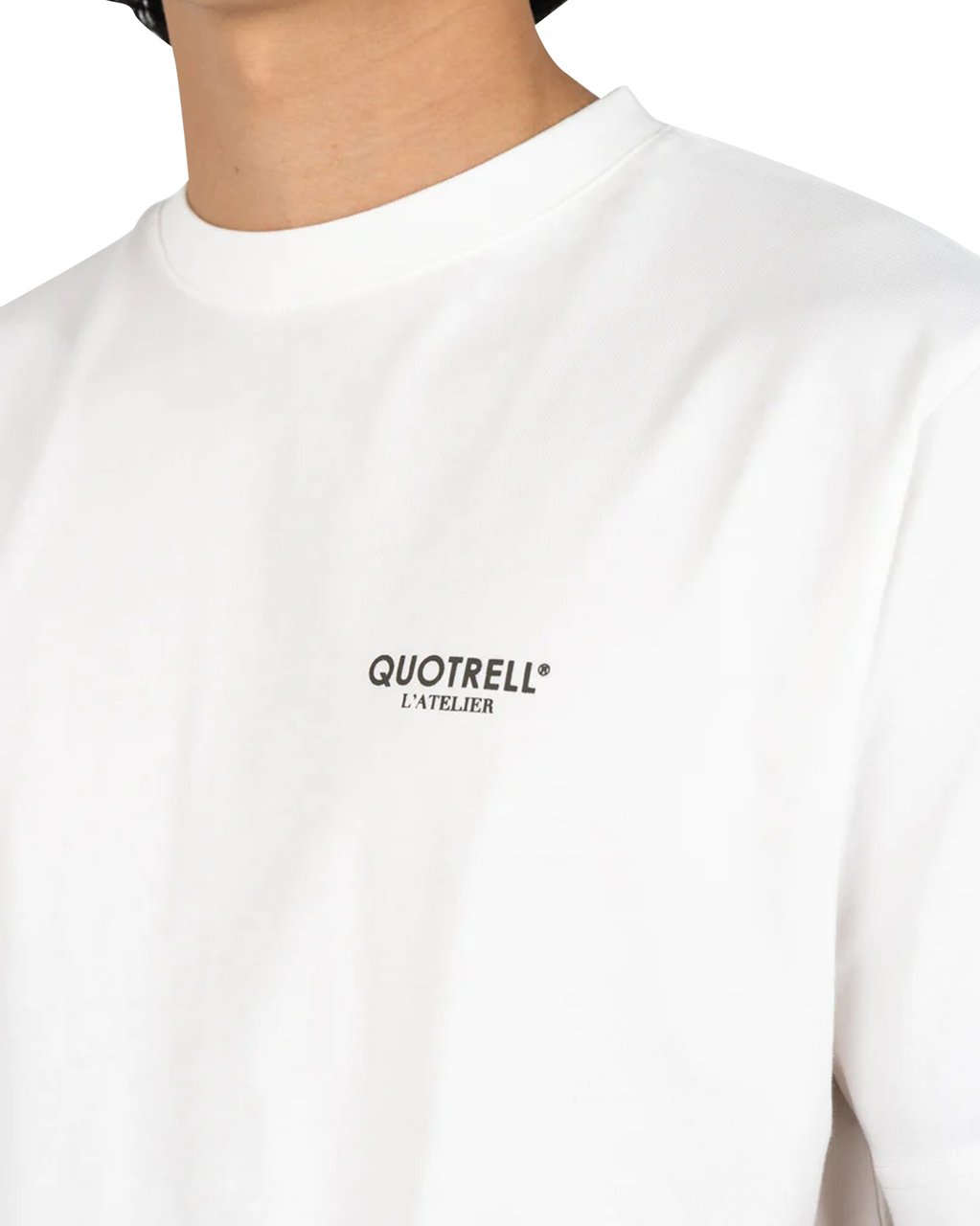 Quotrell L'atelier T-shirt | Off White/brown Wit