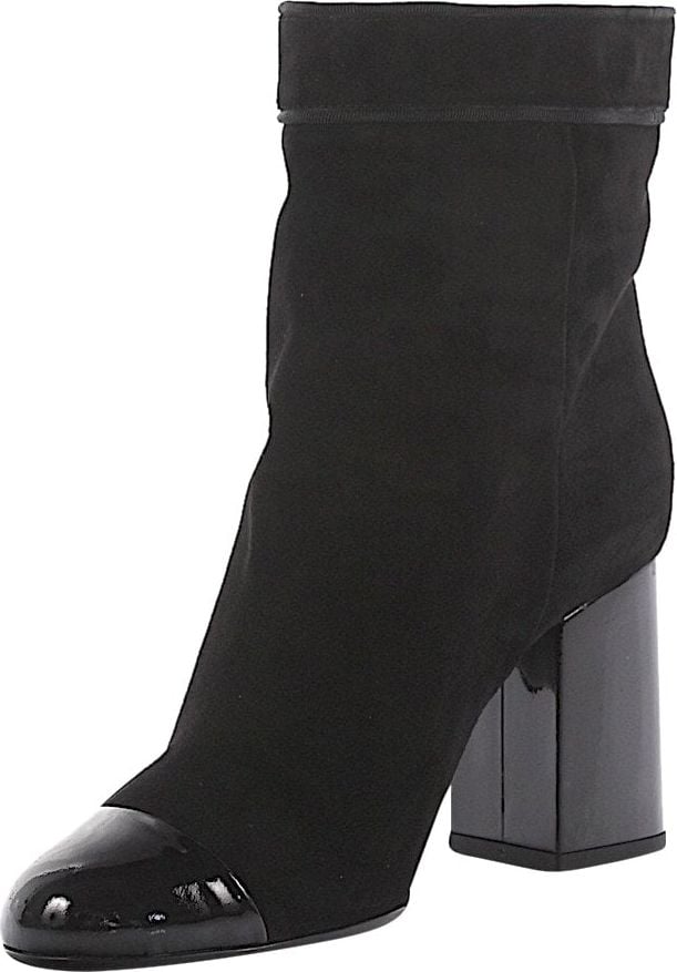 Lanvin Women Ankle Boots SHFIB Suede - Tabata Zwart