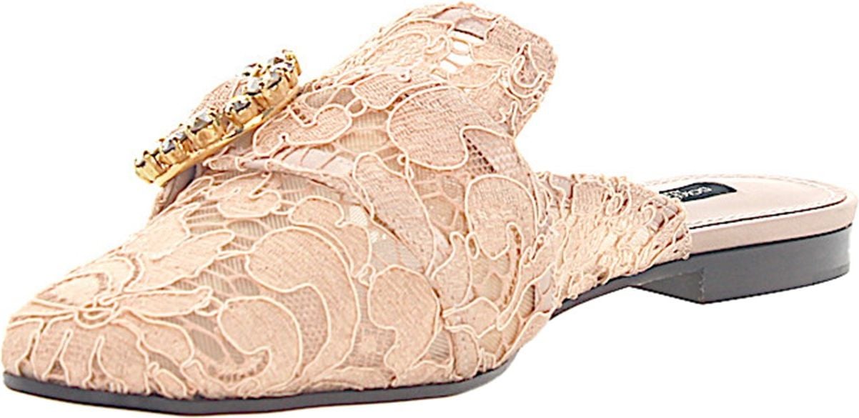 Dolce & Gabbana Women Slip On Shoes - Bellinzona Beige