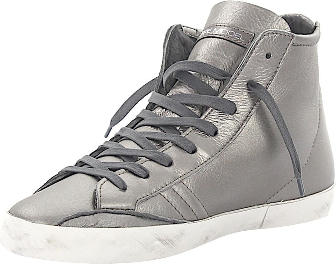 Philippe Model Women High-Top Sneakers - Spinelli Zilver
