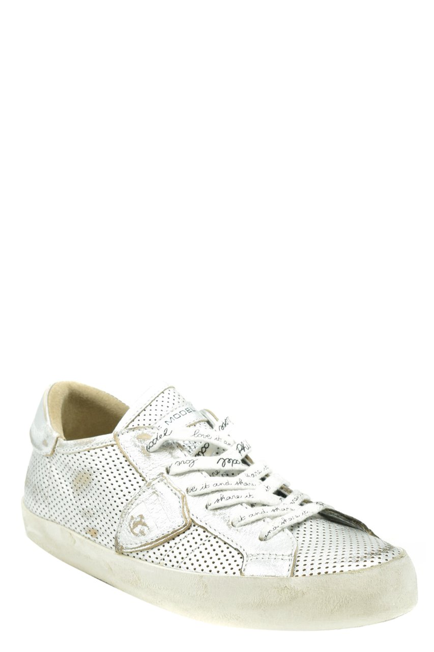 Philippe Model Sneakers Silver Zilver