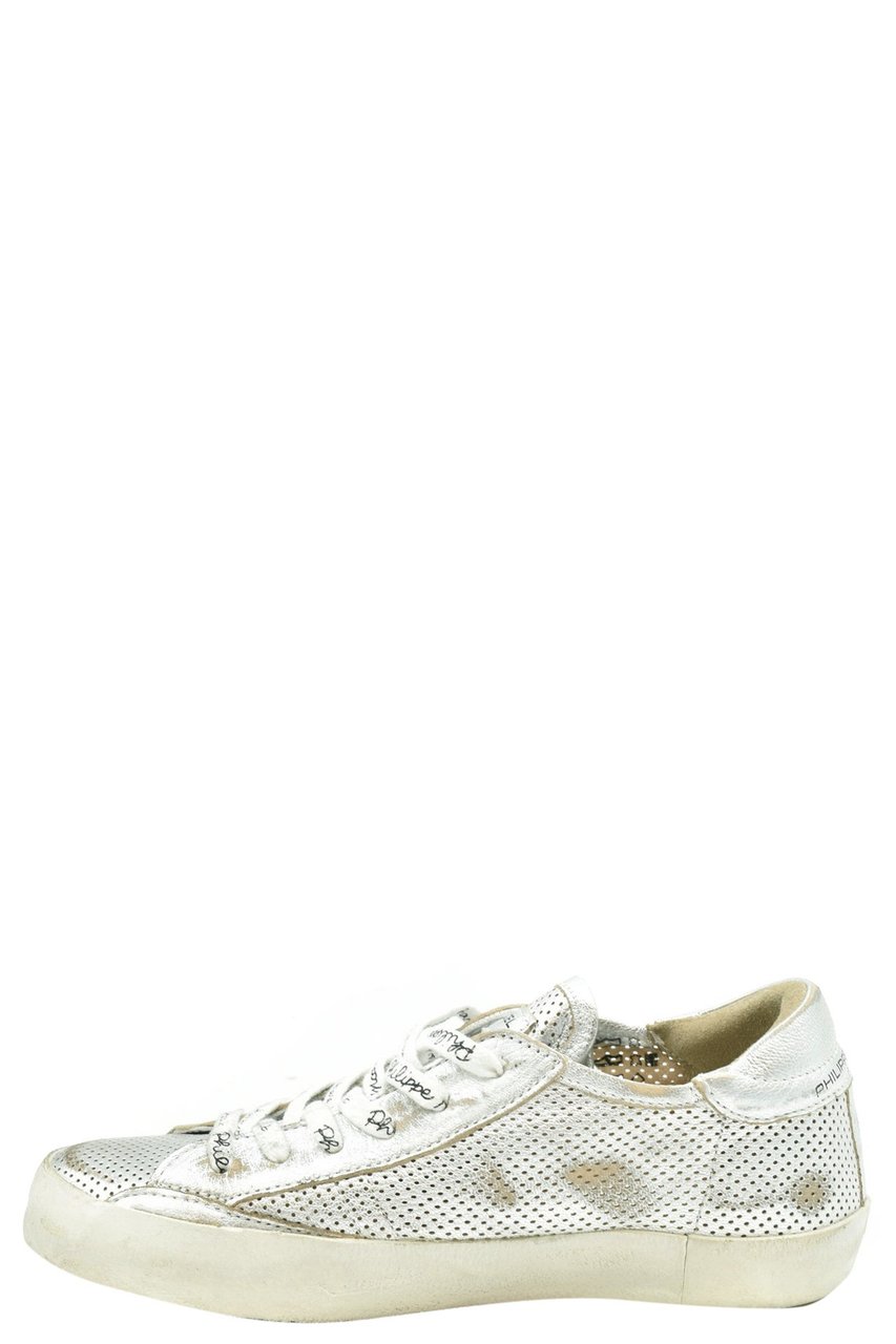 Philippe Model Sneakers Silver Zilver