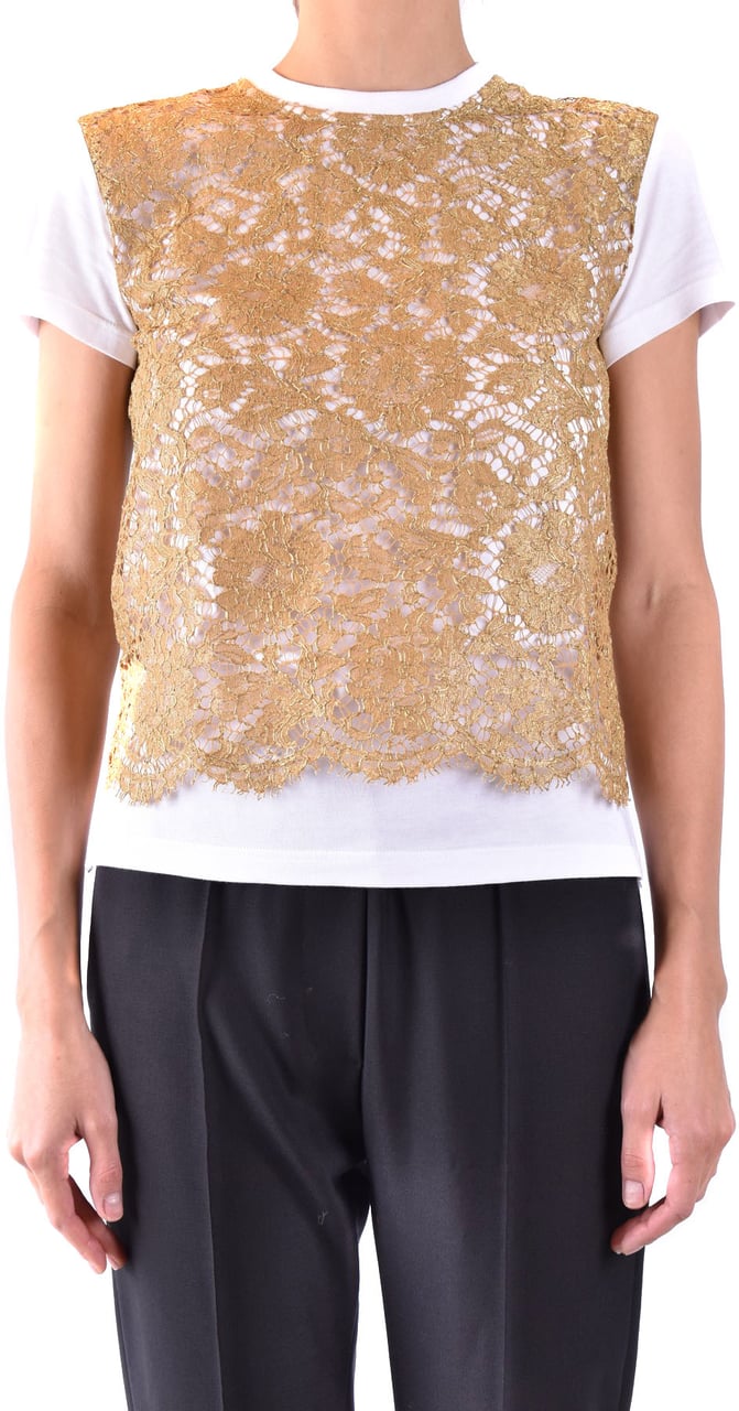 Valentino Tshirt Short Sleeves Gold Goud