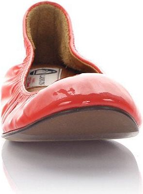 Lanvin Ballet Pumps Patent Leather Red Pina Rood