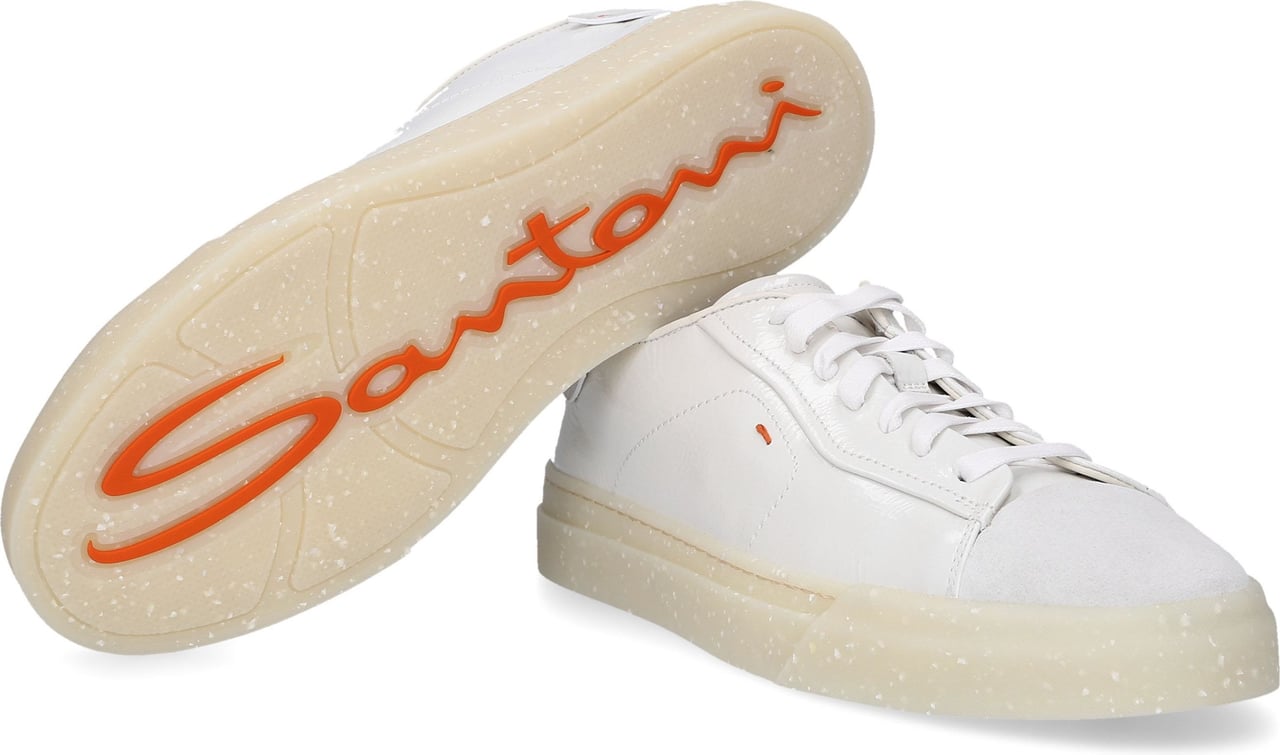 Santoni Sneakers White Rethink Wit