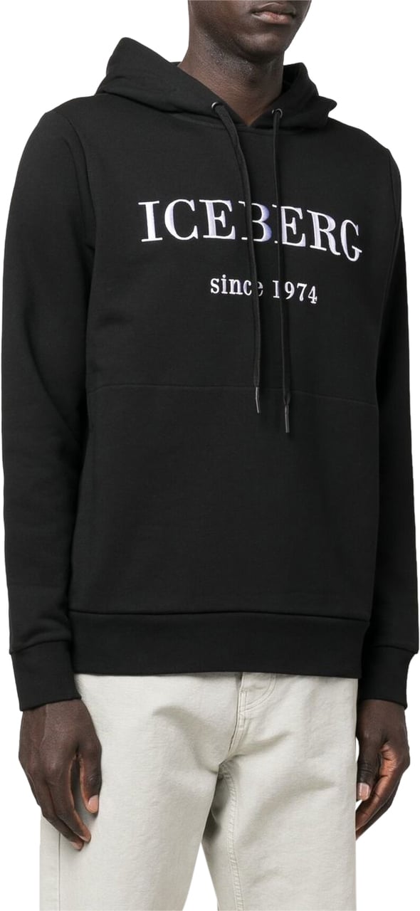 Iceberg Hoodie Zwart Zwart