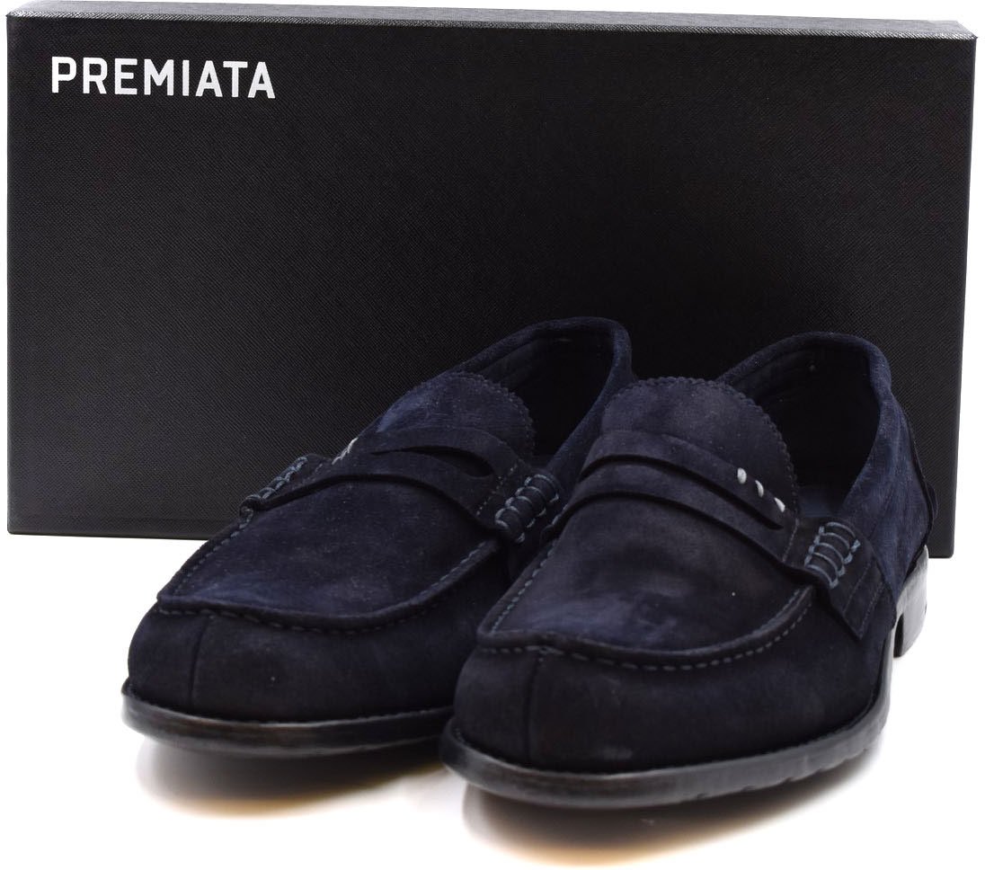 Premiata Moccasins Blue Blauw