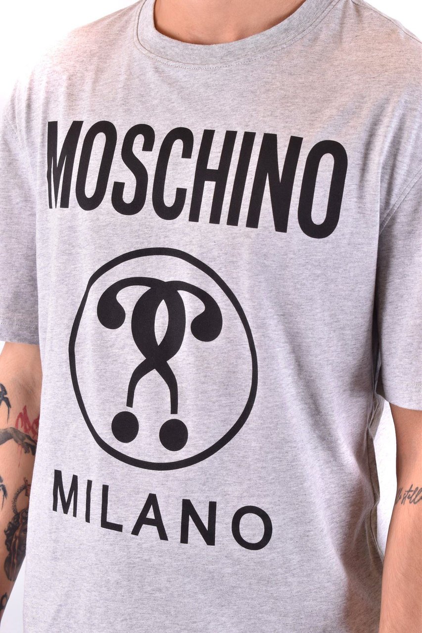 Moschino T-shirt Gray Grijs