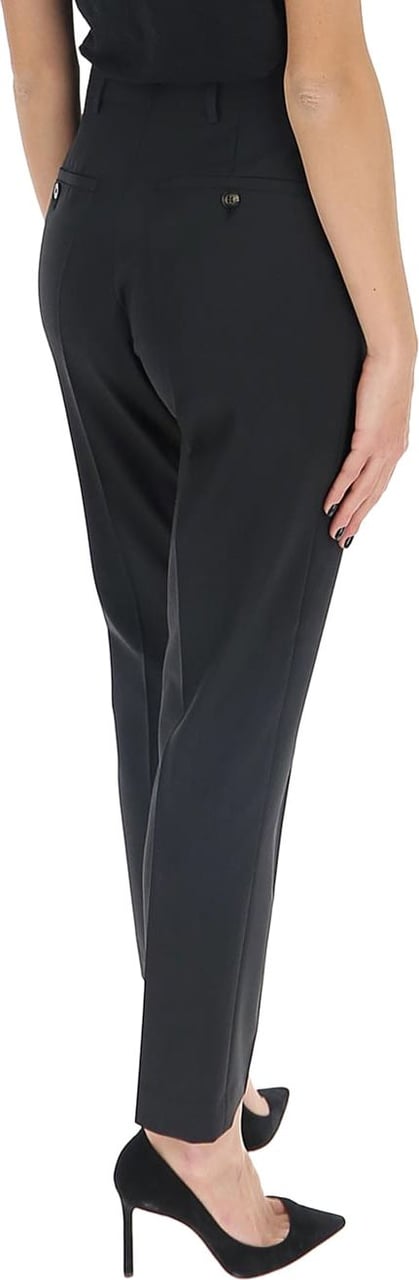 Rick Owens tailored cropped trousers Zwart