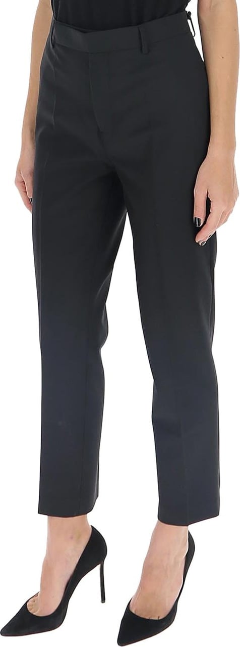 Rick Owens tailored cropped trousers Zwart