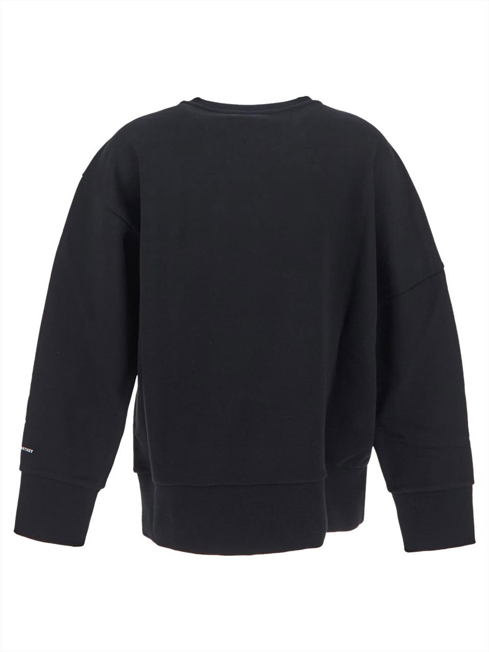 Stella McCartney Stella McCartney Black cotton oversize sweatshirt Zwart