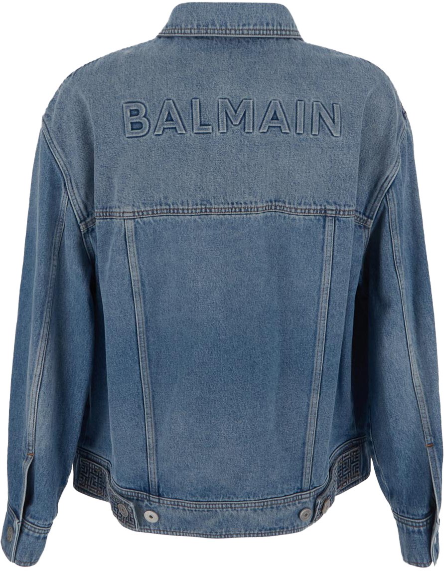 Balmain Jackets Blue Blauw