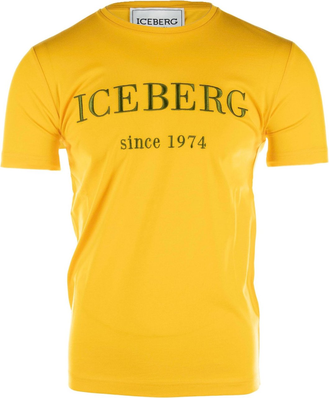Iceberg Heritage Logo T-shirt Geel Geel