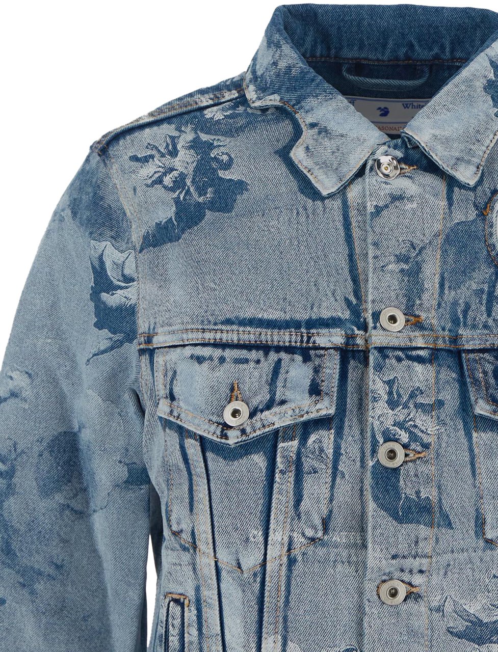 OFF-WHITE Denim Jacket Blauw