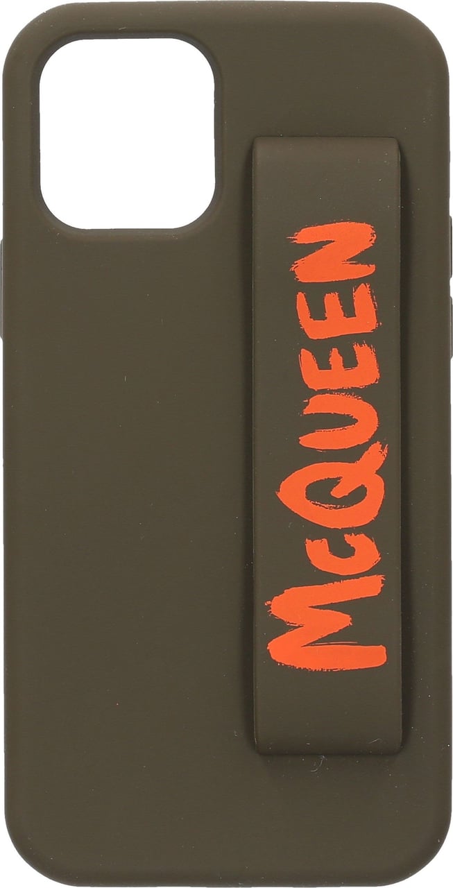 Alexander McQueen Unisex Phone Case IPhone & Pro Silicone - Call Me Groen