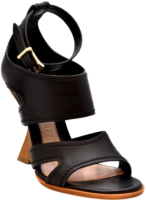 Alexander McQueen Sandal Black Zwart