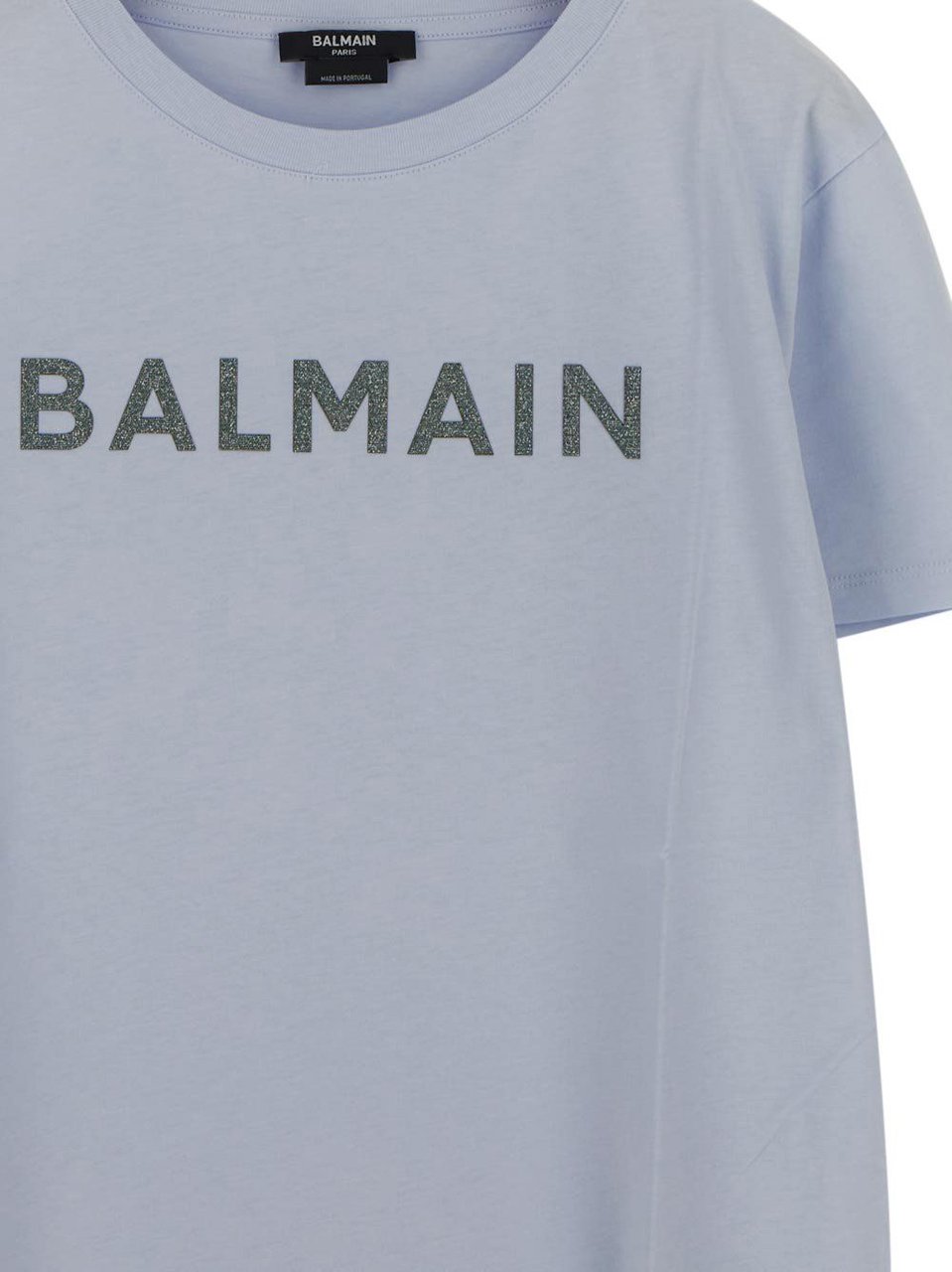 Balmain Logo T-Shirt Paars