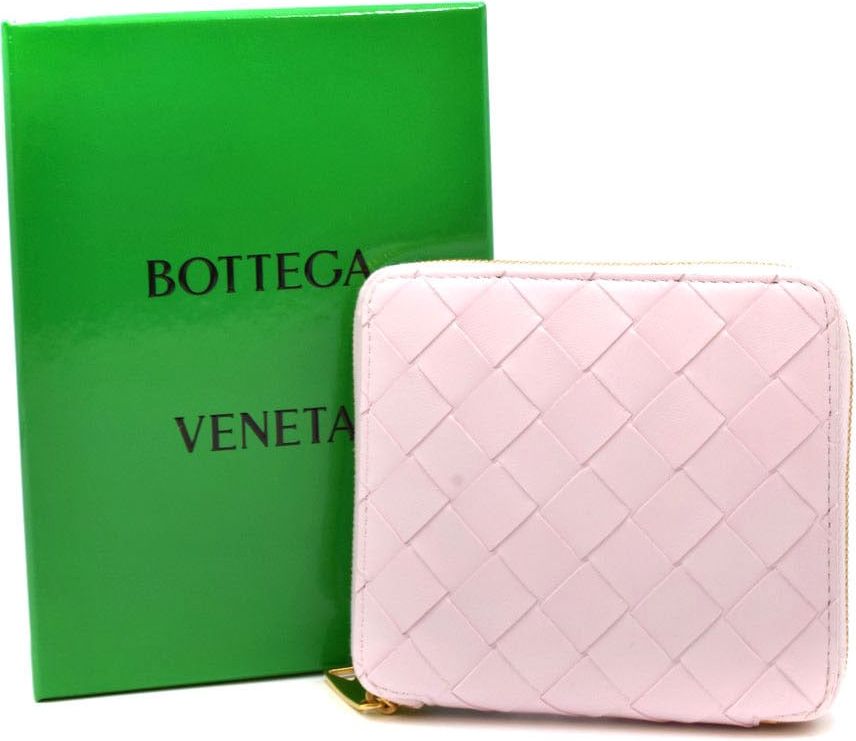 Bottega Veneta Wallet Pink Roze