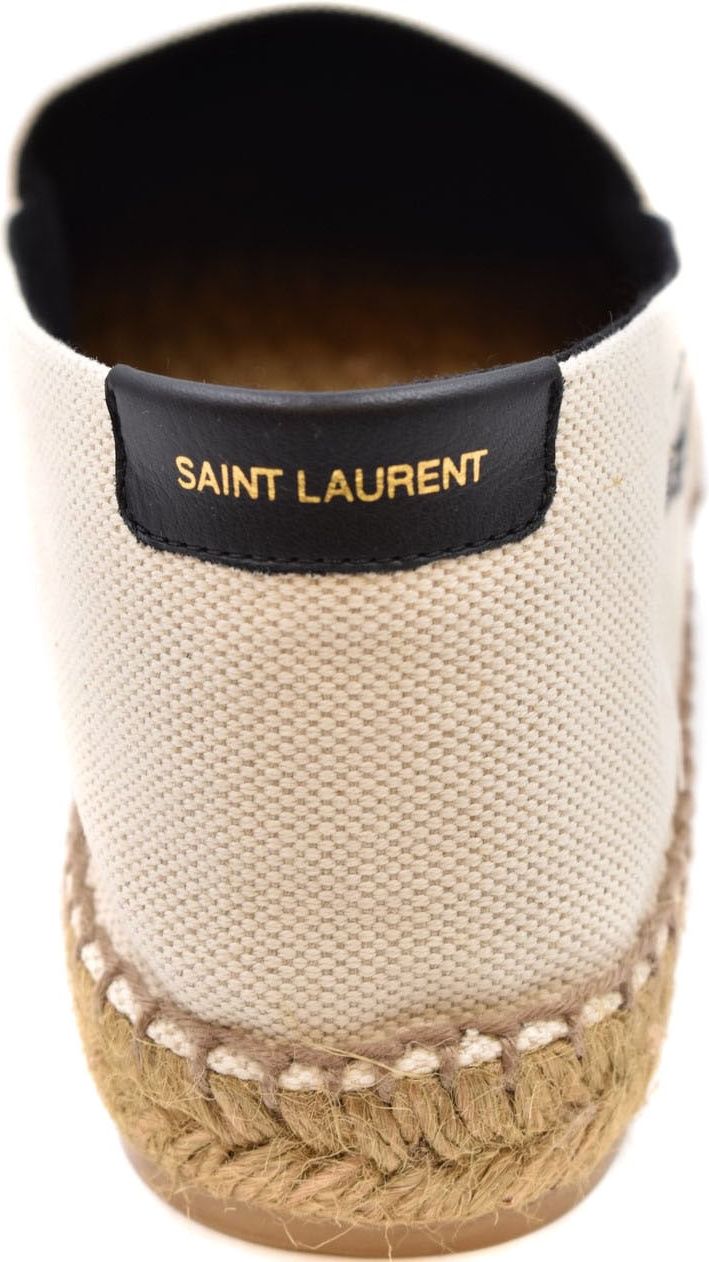 Saint Laurent Espadrille White Wit