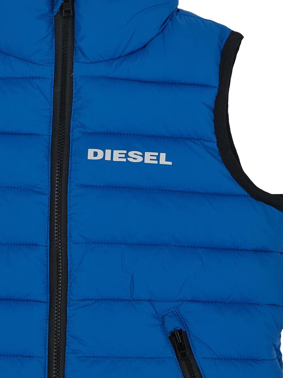 Diesel Sleeveless Down Jacket Blauw