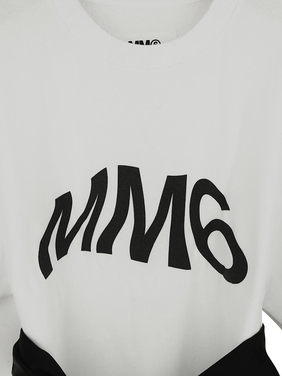 MM6 Maison Margiela Logo Dress Wit