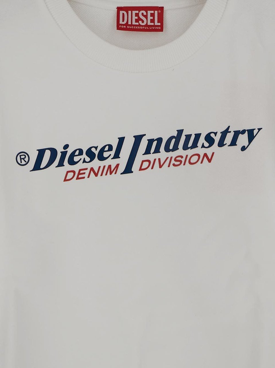 Diesel Diesel Industry Logo Sweatshirt Wit