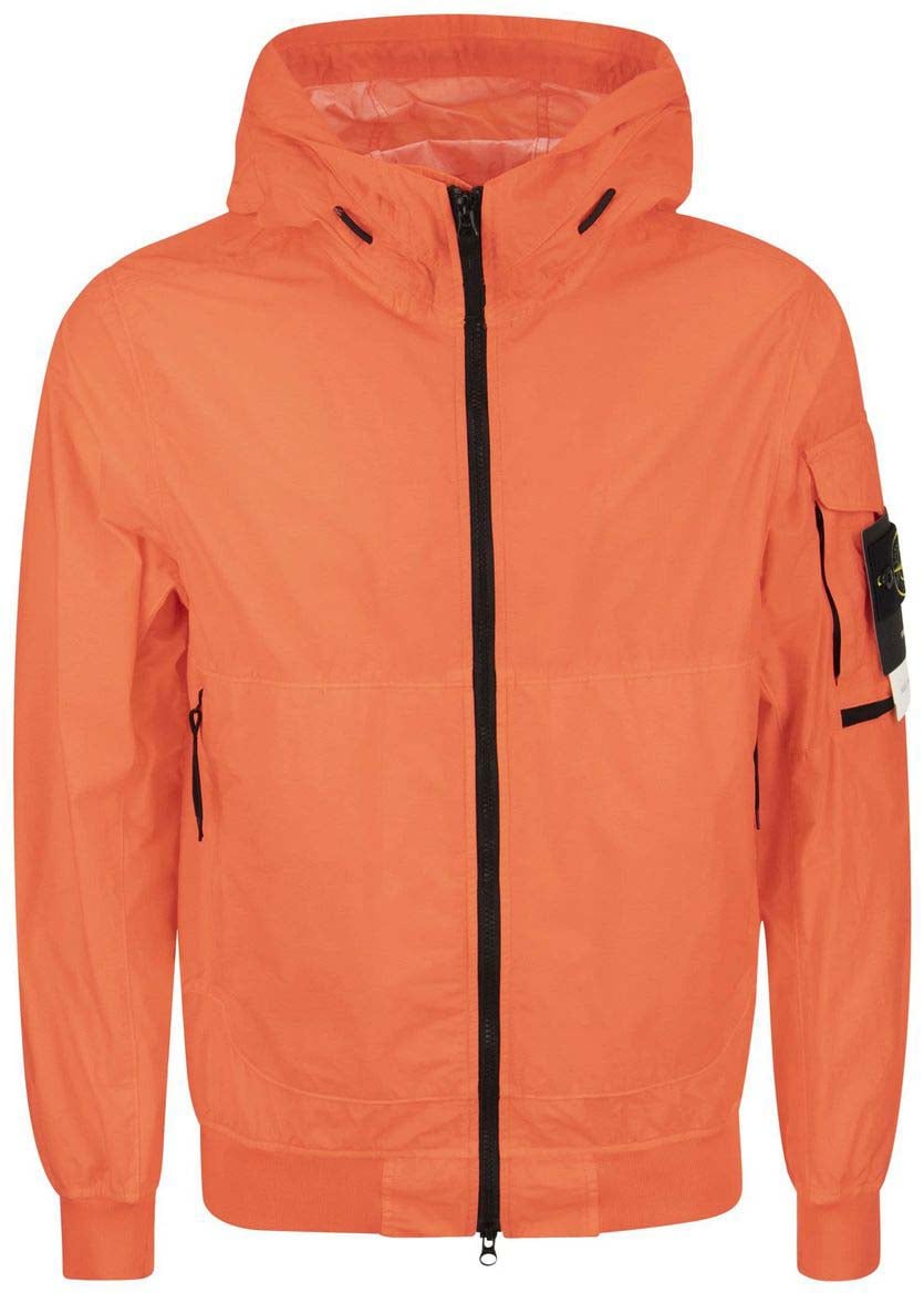 Orange stone island coat clearance