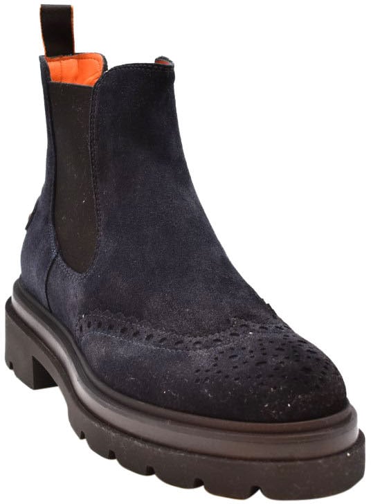 Santoni Boot Darkblue (navy) Blauw