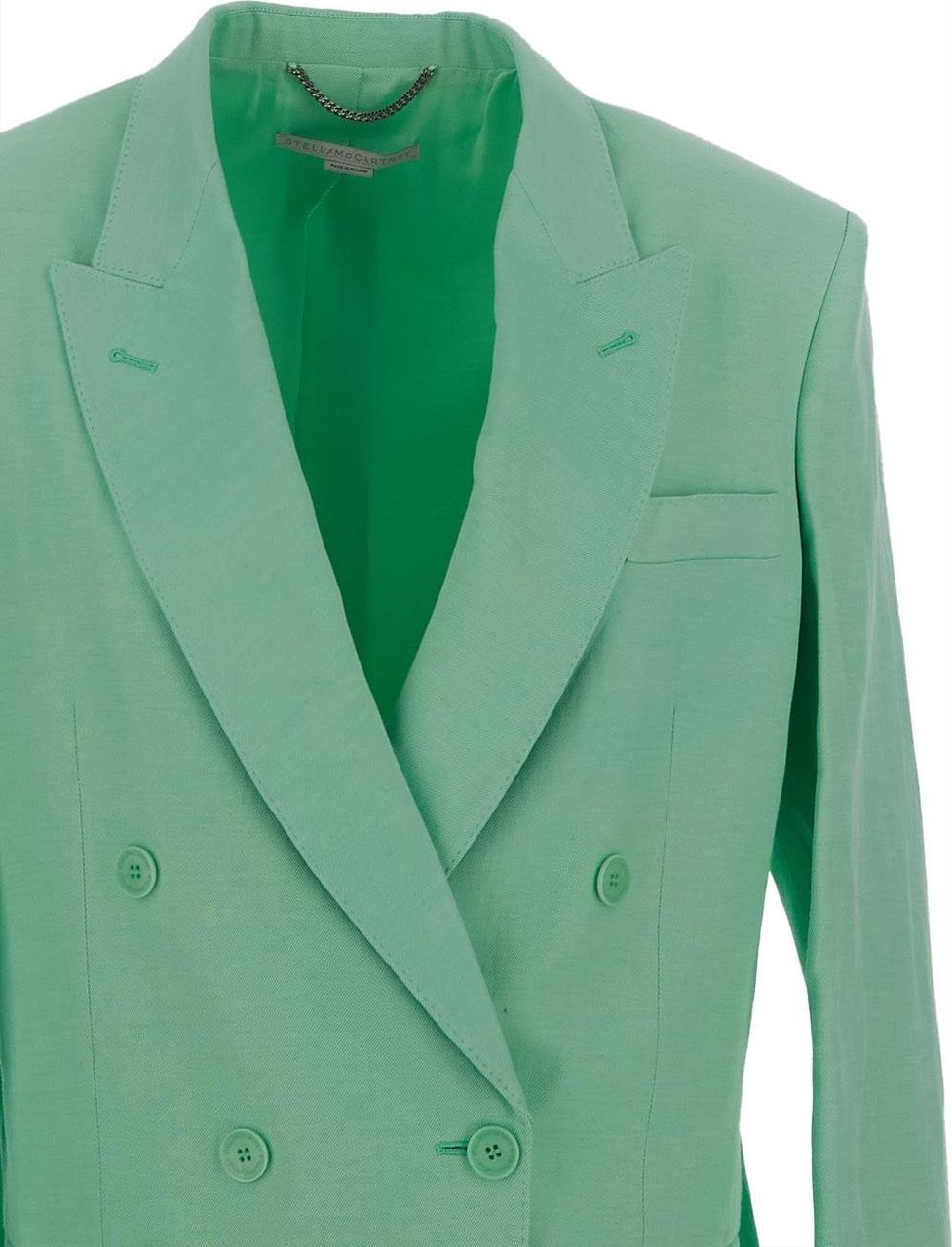 Stella McCartney Oversized Double-Breasted Jacket Groen