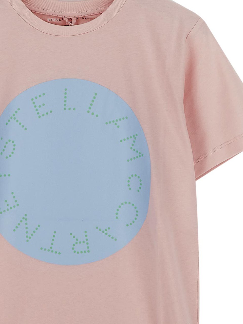 Stella McCartney Logo Print T-Shirt Roze