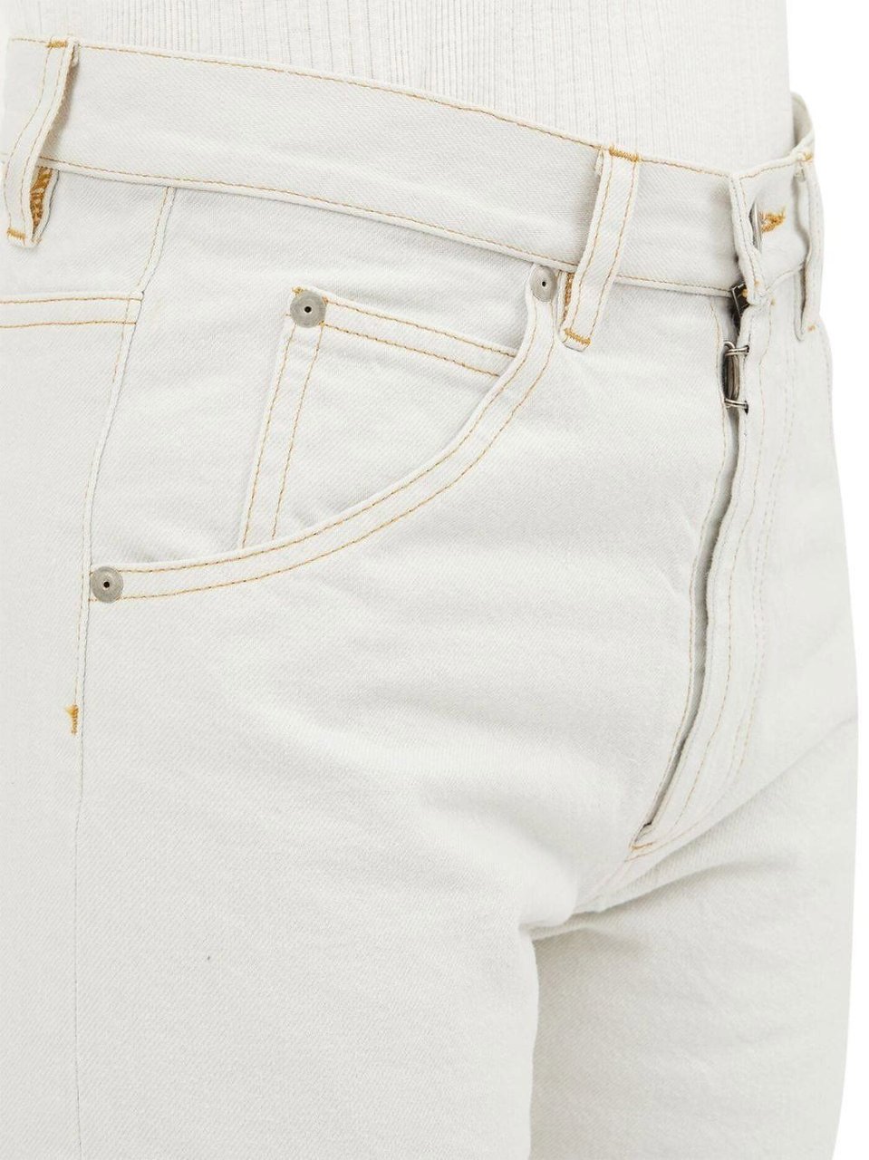 Maison Margiela Jeans Cream White Wit
