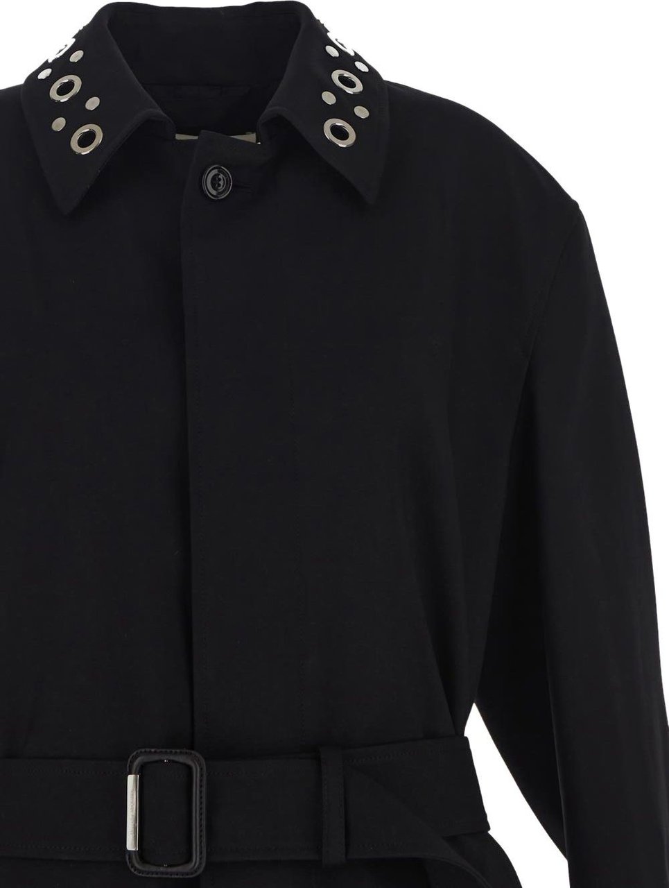 Alexander McQueen Long Coat Zwart