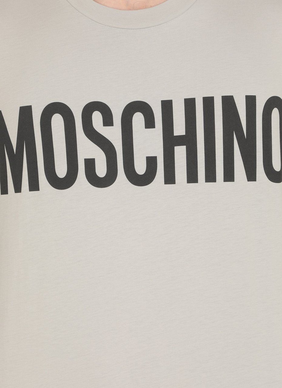 Moschino T-shirts And Polos Grey Grey Zwart