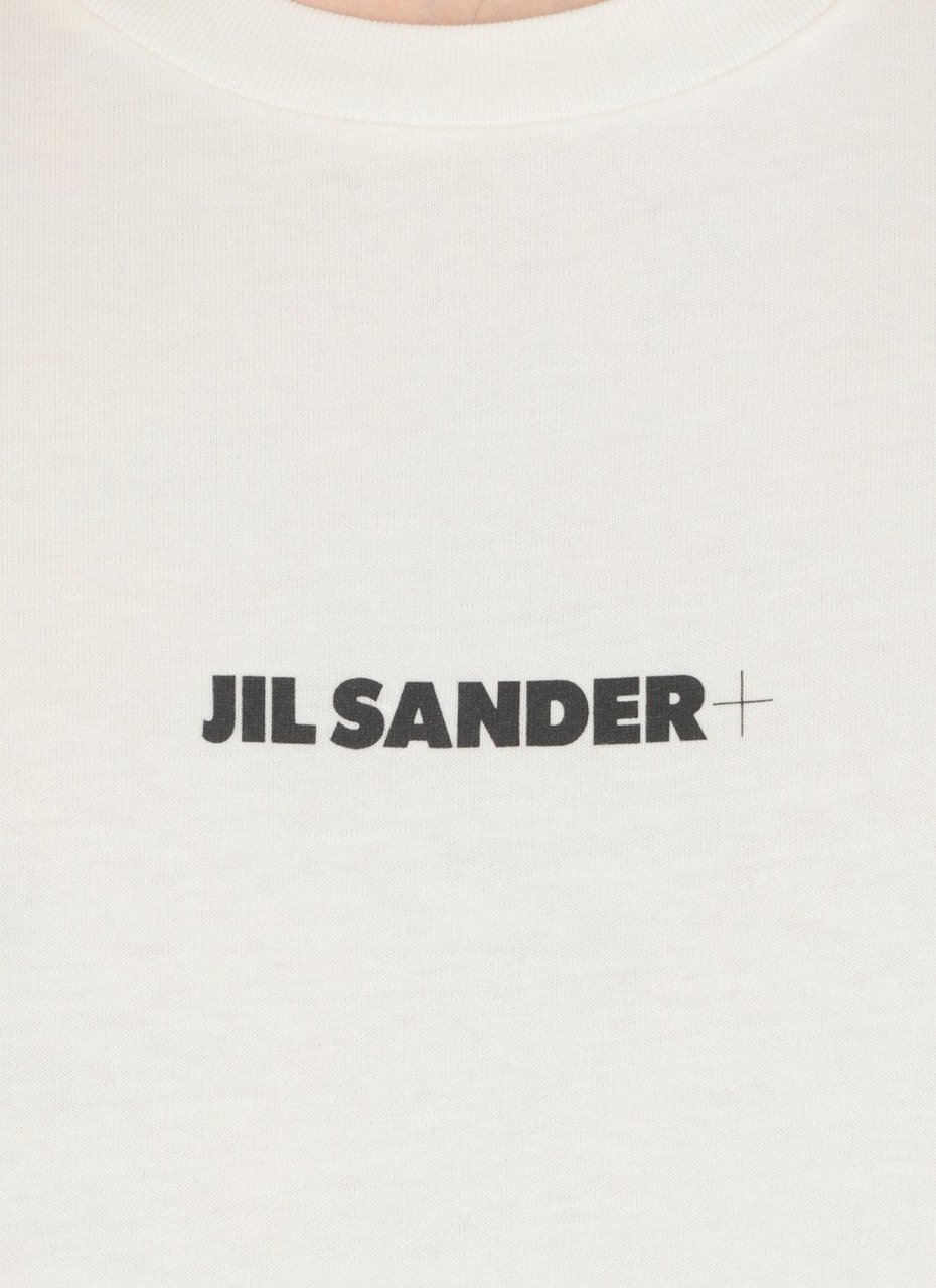 Jil Sander T-shirts And Polos White Neutraal