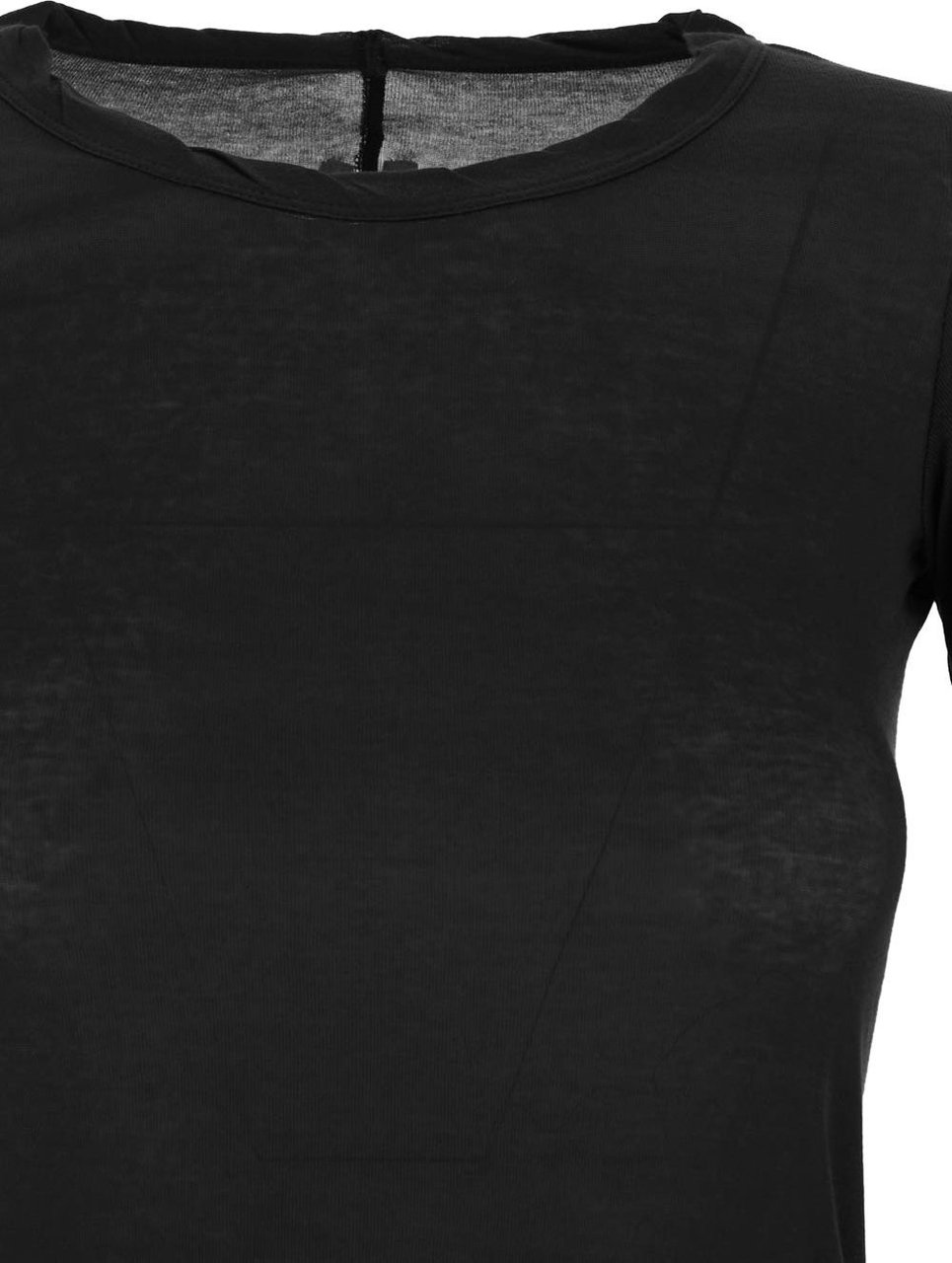 Rick Owens Rib Long-Sleeved T-Shirt Zwart