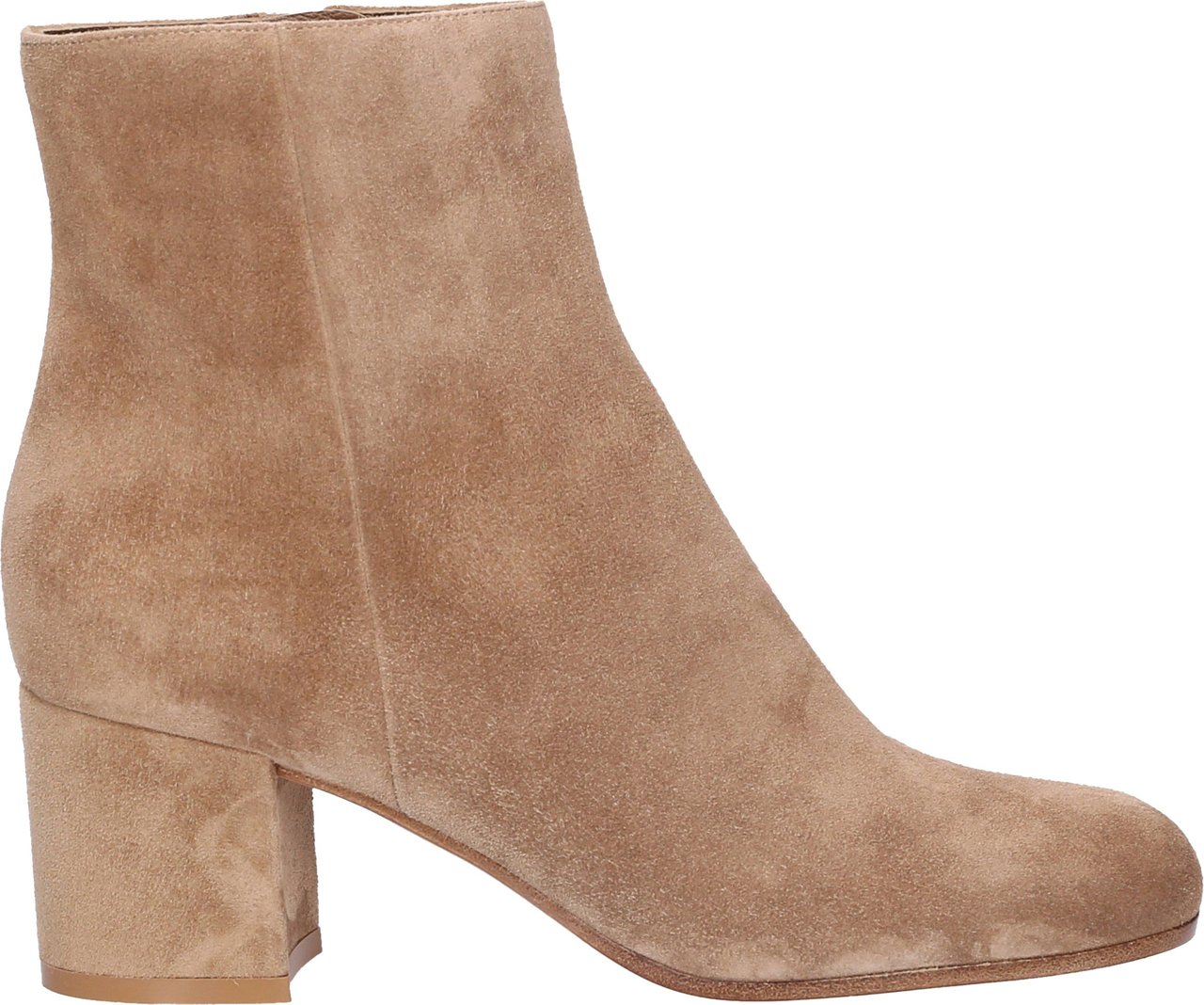 Gianvito Rossi Classic Ankle Boots G Suede Braxton Wild Beige