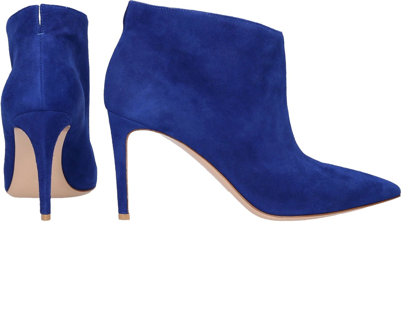 Gianvito Rossi Women Classic Ankle Boots G Suede - Gilmore W Blauw