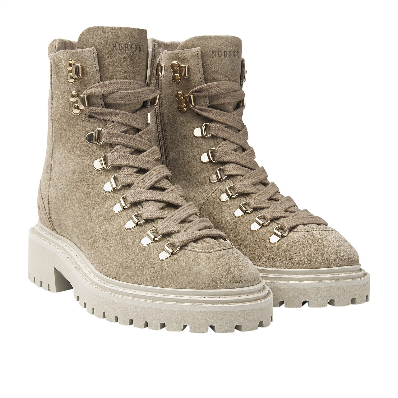 Nubikk Frankie Mountain | Taupe Boots voor Dames Beige